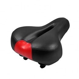 WYYZSS Pièces de rechanges WYYZSS Selle de vélo, Selle de Bicyclette, Coussin de siège de vélo, avec Ressort Antichoc, imperméable, Respirante, sécurité, Fit Most vélo, Red, 1pcs