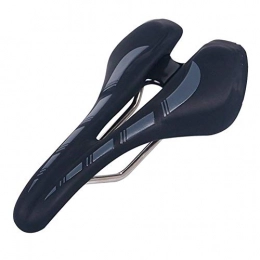 XGLXX Sièges VTT XGLXX Selle Velo Montagne Route Coussin Coussin D'assise De Siège Respirant Creux Selle Confortable Siège De Vélo Accessoires Matériel Équestre Selle VTT (Color : Black Grey)