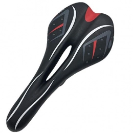 XGLXX Sièges VTT XGLXX Selle Velo Selle VTT Vélo New Montagne Vélo De Route Vélo Randonnée À Vélo Creux Selle Coussin Souple Selle VTT (Color : Black)