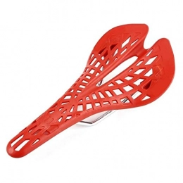 XGLXX Sièges VTT XGLXX Selle Velo Selle Vélo Vélo Seat Uprated Confortable Poids Léger VTT Vélo Évider Araignée Selle Coussin Accessoires Vélo Selle VTT (Color : Red)