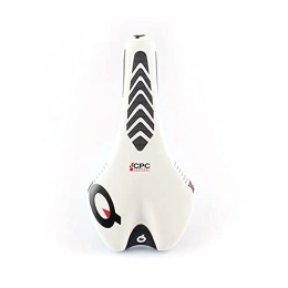 XIEJING Sièges VTT XIEJING Selle VTT, Sacoche De Selle VéLo Route Selle Cyclisme Confortable Soft Mountain Vélo Racing Assise Hommes Mesdames □ Coussin d'équitation Avant Coussin Bicycle Accessoire (Color : White)