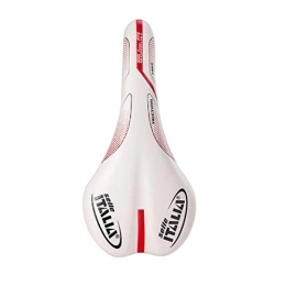 XIEJING Pièces de rechanges XIEJING Selle VTT, Sacoche De Selle VéLo Selle à vélos de Route Selle de Selle de Course Ultra-léger pour Hommes Doux Confortable VTT Cycling Cycling Pièces de Rechange (Color : White)