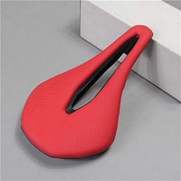 XINGYA Sièges VTT XINGYA Vélo Seat Selle VTT Route Selles VTT Racing Selle PU Doux et Respirant Coussin de siège (Color : Red)