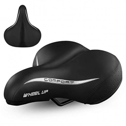 XXZ Pièces de rechanges XXZ Selle Vlo tanche Selle VTT Siege de Vlo Respirante en Mousse Mmoire de Rebound Lente Selle de Randonne Ergonomique Creux Double Ressort Conu avec Bande Rflchissante Arrire