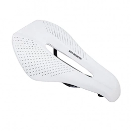 YMANNI Sièges VTT YMANNI Selle de Bicyclette Hommes Triathlon Selle Large VTT Selle VTT Selle Hollow Confortable Selle Selle (Color : White)