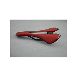 ZHANGQI Sièges VTT ZHANGQI Jiejie Store Nouveau Super léger Poids 130g Selle en chèque de Carbone Selle Selle Selle Selle Bicyclette Vélo Selle VTT Road Pièces (Color : Gules)