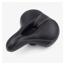 ZHANGQI Sièges VTT ZHANGQI Jiejie Store Selle de vélo Exercices Spring Bike Pad Selle en Cuir Fibre de Carbone VTT Route Vélo Coussin Coussin Coussin Cyclisme Gel Confortable Siège (Color : Black)