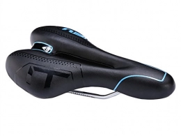 ZHIQIU Pièces de rechanges Zhiqiu Selle de vélo de montagne confortable pour hommes et femmes avec coussin étanche doux et respirant Design ergonomique pour vélo de route, VTT et vélo pliable, noir / bleu