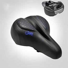 ZWWZ Sièges VTT ZWWZ 3 pcs Selle Vélo Étanche Selle VTT Confortable, Selle VTT Vélo Gel Homme Femme Selle Vélo Route Course Appartement Siège de Vélo Ergonomique Amortisseur Double Ressort Bande Réfléchissante