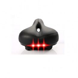 AKKY Asientos de bicicleta de montaña AKKY Sillín de Bicicleta con LED luz Trasera, Asiento de Bicicleta de Gel, Asiento de Bici Cómodo, Asiento de Bici Antiprostático Impermeable y Transpirable, para Carretera, MTB, Montaña, Urbana