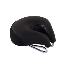 Asiento de Bicicleta Silln de Bicicleta Asiento de Bicicleta Ergonmico Hueco Cmodo Acolchado de Espuma de Memoria con los Resortes Respirable Bike Seat Saddle Negro y Rojo