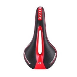 SHHMA Asientos de bicicleta de montaña Bicicleta Sillín Asiento Bicicleta de montaña Hollow Hole Saddles Mountain Bike Asiento Asiento Cojines para MTB, Carretera, Carreras, Bicicletas Plegables Equipo de equitación, Rojo