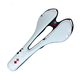 CANJIE Asientos de bicicleta de montaña canjiao Shop Bicicleta Sillín Carbon Bicycle Saddle Road MTB Asientos de Ciclismo Asiento de Bicicleta de montle de Carga Ligero (Color : White)