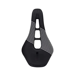 ZHANGQI Asientos de bicicleta de montaña jiejie store 2019 New Road Bicycle Sillle Asiento de bicicleta de montaña Sillín MTB Bicicleta Sillín Asiento de bicicleta Cojín de cuero amortiguador SILLA DE MONTAR RRO ( Color : Black white )