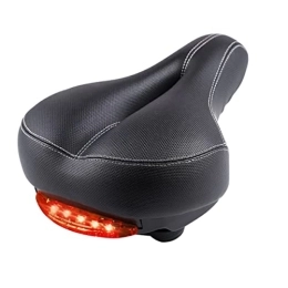 Jorzer Repuesta Jorzer Asiento de Bicicleta Unisex diseño de luz Trasera Creativa cojín de Bicicletas espesas diseño de Esponja de Cuero en la Almohadilla para Bicicleta de Bicicleta con luz Trasera 1pc