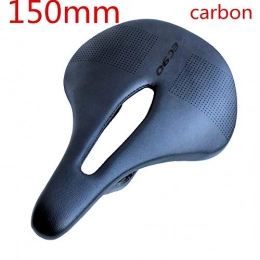 QXLXL Asientos de bicicleta de montaña QXLXL Sillín MTB Sillas de Montar la Fibra de Carbono de una Silla 240 a 143 mm / 125 g de Bicicleta de Carretera Bicicleta rieles de Acero / sillín de Bicicleta Ciclismo (Color : 150mm)