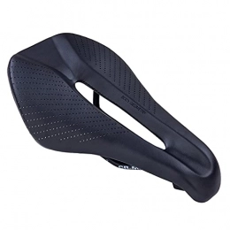 QXYOGO Repuesta QXYOGO Sillin MTB Sillín de Bicicleta Hombres Triatlón Sillín Ancho MTB Bicicleta Sillín Hollow Cómodo Asiento de Silla de Montar Bicicleta SillíN (Color : Black)