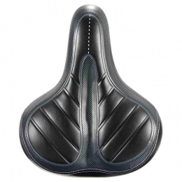 SHU Asientos de bicicleta de montaña SHUILV Dual-Spring Thick Big Wide Big BIC Bike Saddle Comfort Deporte Pad Bicicleta Ciclismo Gel Asiento Bicicleta Pieza