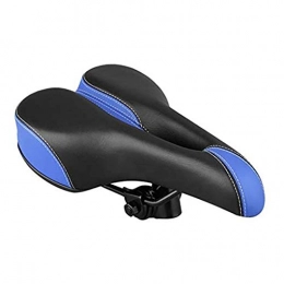 SHU Asientos de bicicleta de montaña SHUILV Suave Comfort Mountain Road Bike Saddle Transpirable Hollow Asiento de Bicicleta Piezas de Bicicleta Accesorios de Ciclismo (Color : Blue)