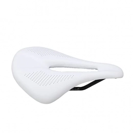 SHYEKYO Repuesta SHYEKYO Sillín de Bicicleta, Cojín de Asiento de Bicicleta Acolchado de Espuma Suave para Bicicletas de Montaña Y Bicicletas de Carretera(Blanco)