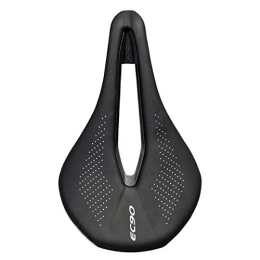 SOWUDM Asientos de bicicleta de montaña Sillin Bicicleta MontañA Bicicleta Ancho Asiento Sillín MTB Carretera Bicicleta Sillines Bicicleta Montaña Racing Silla PU Transpirable Suave Cómodo Asiento Cojín Sillin Bicicleta (Color : Black)