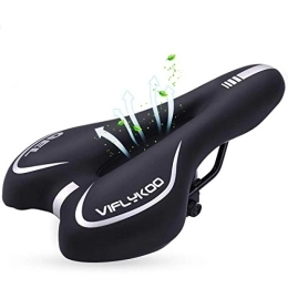 VIFLYKOO Asientos de bicicleta de montaña Sillín de Bicicleta, Asiento de Bicicleta, Sillín de Ciclismo, Cojín cómod de Bicicleta de Gel Hueco y ergonómico, absorción de Impactos y Espuma viscoelástica para varias bicicletas