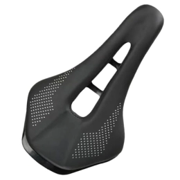 Generic Repuesta Sillín de bicicleta de montaña, asiento de bicicleta de carretera, cómodo y suave, cojín de ciclismo para hombres y mujeres, tipo F, color negro