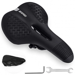 SOSPIRO Sillín de bicicleta de gel, ergonómico, hueco, cómodo, transpirable, adecuado para hombres y mujeres, BMX/bicicleta de carreras, bicicleta de montaña/Dirt Bike MTB/bicicleta de carreras.