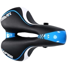 SouiWuzi Asientos de bicicleta de montaña SouiWuzi Asiento de Bicicleta Bicicleta Silla Gel Acolchado Suave Suave Transpirable para MTB Road montaña Bicicleta Ciclismo Azul, Asiento de Bicicleta de montaña