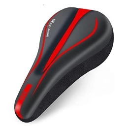 Soyeacrg Repuesta Soyeacrg Cómodo Asiento de Bicicleta Suave de Gel de Espuma viscoelástica para Hombres y Mujeres Compatible con Peloton Electric Indoor estacionario Ejercicio Bicicleta de Carretera, Red