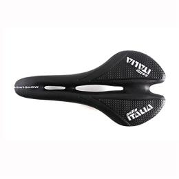 Sparrow Angel Asientos de bicicleta de montaña Sparrow Angel sillín de Bicicleta de montaña MTB Silla de Bicicleta Soft Ergonomic Wave Road Road Bike Saddle Ultralight Sillín de Ciclismo (Color : Black)