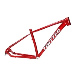 QHIYRZE Repuesta Cuadro MTB 27.5 / 29er Bicicleta De Montaña Hardtail Cuadro 15'' / 17'' / 19'' Aleación De Aluminio Freno De Disco Cuadro Eje Pasante Impulso 12*148mm Enrutamiento Interno BSA68 ( Color : Rot , Size : 27.5x