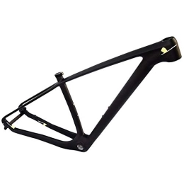 HCZS Repuesta HCZS Bike Frames T800 Carbon Fiber Mountain Bike Rack Ligero BSA 68mm, Marco negro 29ER 15 / 17 / 19