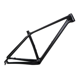 KLWEKJSD Repuesta KLWEKJSD 15.5in / 17in / 19in Cuadro De Bicicleta De Montaña 27.5er 29er Cuadro MTB Fibra Carbono Freno De Disco Liberación Rápida 9x135MM Enrutamiento Interno (Color : Matte Black, Size : 29X15in)