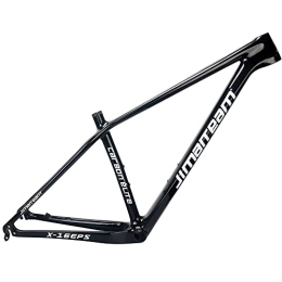 OKUOKA Repuesta OKUOKA Bicicletas de Hombre y de Mujer Marco de Bicicleta Fibra de Carbono T800 Cuadro de Bicicleta de montaña 42 * 52 Grupo de muñeca cónico Bicicleta de Carreras 27, 5 / 29ER Negro (Size : 27.5X15