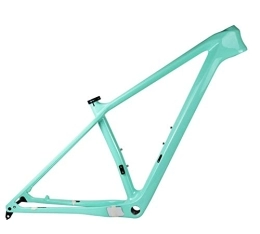PPLAS Repuesta PPLAS 2021 Nuevo Marco de Carbono MTB 27.5er 29er Marco de Bicicleta de montaña de Carbono 148x12mm o 142 * 12 mm MARCHOS DE Bicicleta MTB (Color : Mint Green Color, Size : 19in Glossy 142x12)