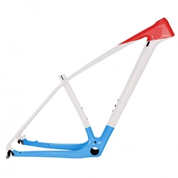 PPLAS Repuesta PPLAS T1000 Ful MTB Frame 27.5er 29er Ultralight Mountain Bike Carbon Frame PF30 Tamaño 15 / 17 / 19 / 21" (Color : Blue Glossy, Size : 27.5er 17inch)