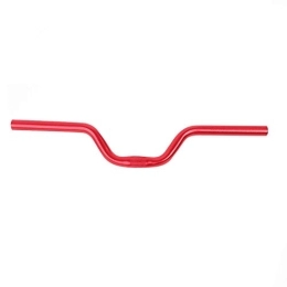 Keenso Manillares de bicicleta de montaña Keenso Manillar de Bicicleta, Bicicleta de montaña de Aluminio Bicicleta de Carretera Manillar Fijo Barra elevadora Manillar 25.4 mm × 520 mm(Rojo)