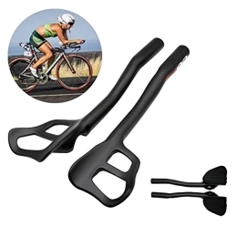 AmzHcMy Manillares de bicicleta de montaña Manillar TT Aero Bars Ciclismo Bicicleta Resto Manillar para bicicleta Aerobars para bicicleta de carretera Fibra de carbono completa bicicleta de carretera bicicleta de montaña TT mango mosca muerta