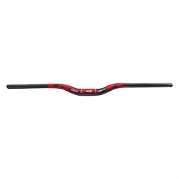 MVAOHGN Manillares de bicicleta de montaña MVAOHGN 740mm Bicicleta Manillar de Bicicleta 3k Manillar de Carbono Completo Plano / de Altura Manillar de Bicicleta de Carbono MTB Piezas de Bicicleta (Color : Red)