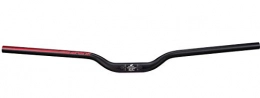 Spank Manillares de bicicleta de montaña Spank Spoon 800 Rise - Percha para Adulto, Unisex, Color Negro y Rojo, 800 mm