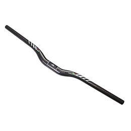 WYJW Repuesta WYJW Manillar de Bicicleta de montaña de Fibra de Carbono MTB Riser Bar 31, 8 Mm * 600 / 620 / 640 / 660 / 680 / 700 / 720 / 740 / 760 mm Manillar de Bicicleta Ligero, 640 mm