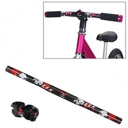 XUJINQI Repuesta XUJINQI Manillar de Bicicleta de Carretera La Fibra de Carbono niños Equilibrio Manillar de la Bici, tamaño: 440mm (Color : Red)