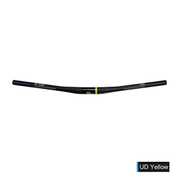 YINHAO Repuesta YINHAO 9 Grados Carbon Mountain Manillar Bicicleta Handlebar Bike UD Matte Flat MTB Manillar 31.8mm * 690mm 720mm 740mm 760mm (Color : Yellow 720mm)