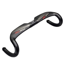 Zyy Manillares de bicicleta de montaña Zyy 31.8MM / 1.25IN Carbón Fibra Montaña Ciclo Bicicleta Manillar Curvo Tubo De Subida Bar Extra Largo 440MM (Tamaño : 420mm)