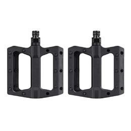 KIMISS Repuesta 2PCS Pedal de Bicicleta Ciclismo Pedal Plano, KIMISS Antideslizante Pedal de Bicicleta de Montaña Pedal de Rodamiento de Fibra de Nylon Ultra Ligero Antideslizante Universal para