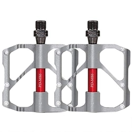 anruo Pedales de bicicleta de montaña anruo Pedal de bicicleta 3 rodamientos sellados pedal de bicicleta bicicleta de montaña pedal amplia plataforma accesorios C