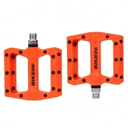 BIKEIN PRO Pedales de bicicleta de montaña Plataforma Pedal plano sellado rodamiento 9/16 pulgadas Nylon Pedals..