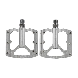 AXOINLEXER Pedales de bicicleta de montaña BMX Pedales Carretera, Pedal de Bicicleta de Montaña con Rodamiento Sellado de Aleación de Aluminio para BMX MTB, Silver Gray