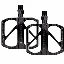 FSJD Repuesta FSJD Pedales para Bicicletas de montaña, Plataforma Antideslizante y Estable, para Bicicletas de montaña, vehículos de Carretera y Bicicletas Plegables, Negro, 10, 5 cm × 9, 1 cm × 1, 8 cm